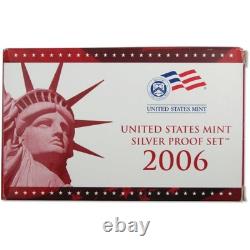 2006 Silver Proof Set U. S. Mint Original Government Packaging OGP COA
