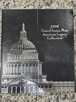 2006 US Mint American Legacy Collection Proof Set 2 Silver Dollars OGP 12 Coins