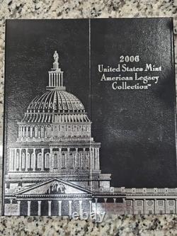 2006 US Mint American Legacy Collection Proof Set 2 Silver Dollars OGP 12 Coins