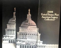 2006 United States Mint American Legacy Collection 2 Ounces Silver & Proof Set