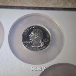 2006-s Silver Proof Set State Quarters Pf 69 Ultra Cameo Ngc Graded