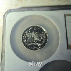 2006-s Silver Proof Set State Quarters Pf 69 Ultra Cameo Ngc Graded
