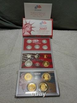 2007 Complete Mint Sets, Proof and SILVER Proof set, State Quarters, Dollar coin