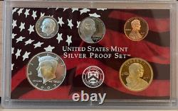 2007 S U. S. Mint Silver Proof Set with OGP & COA