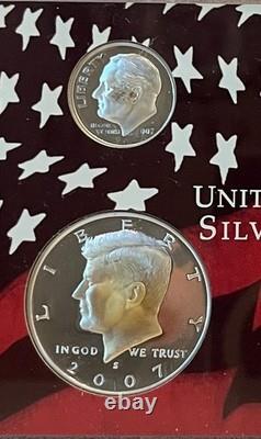 2007 S U. S. Mint Silver Proof Set with OGP & COA
