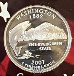 2007 S U. S. Mint Silver Proof Set with OGP & COA