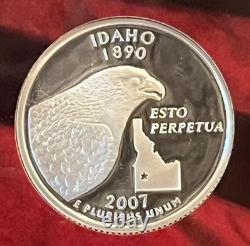 2007 S U. S. Mint Silver Proof Set with OGP & COA