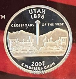 2007 S U. S. Mint Silver Proof Set with OGP & COA 2007 S U. S. Mint Silver Proof Set with OGP & COA