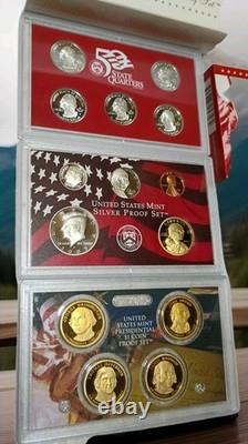 2007 Silver Proof Set U. S. Mint Original Government Packaging OGP COA Very Nice
