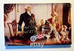 2007 U. S. Mint Proof Set Presidential $1 Coins (4) withCOA+many more coins