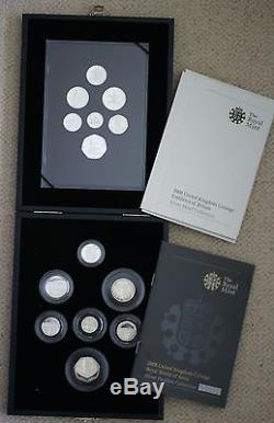 2008 Emblems of Britain silver proof, Shield of Arms piedfort silver proof sets