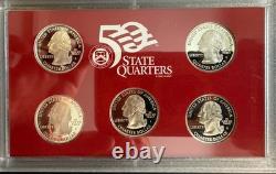 2008-S US Mint Silver Proof Set 14 Coins with COA & OGP
