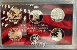 2008-S US Mint Silver Proof Set 14 Coins with COA & OGP