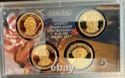 2008-S US Mint Silver Proof Set 14 Coins with COA & OGP
