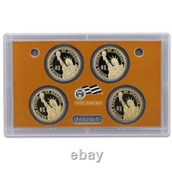 2008 US Mint Silver Proof set 90% state Quarters Kennedy (OGP) 14 coins