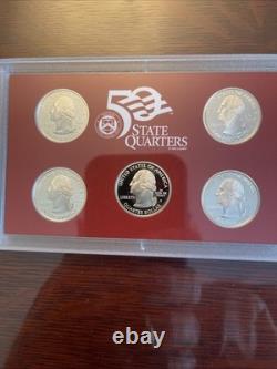 2008 United States Mint Silver Proof Set, COA, Box, 14 Coins