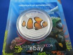 2009 2010 Australian Sea Life -The Reef 5 Silver Proof Coin Set GOOD QUALITY