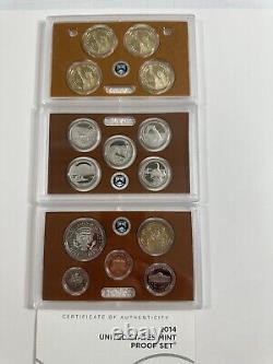 2009-2015 United States Mint Proof Sets. All COAs And Boxes