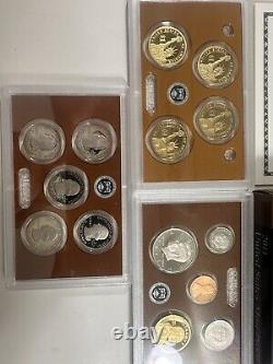 2009-2019 US Mint Proof Sets Fantastic Condition. Box/COAs