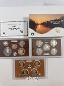 2009-2019 US Mint Proof Sets Fantastic Condition. Box/COAs