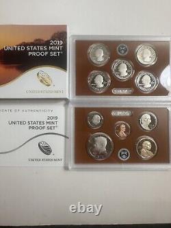 2009-2019 US Mint Proof Sets Fantastic Condition. Box/COAs