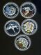 2009 Discover Australia Dreaming Series 1oz Silver Proof 5 Coin Set