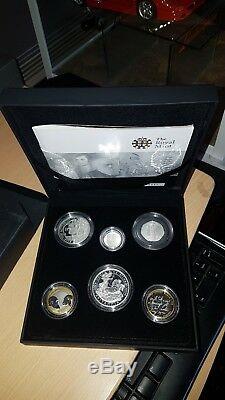 2009 Royal Mint Kew Gardens Family Silver 6 Coin Proof Box Set Certificate 0431