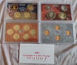2009-S & 2010-S US Mint Silver Proof Sets in OGP with COA