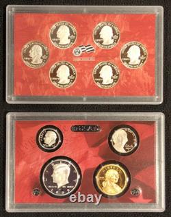 2009-S SILVER PROOF SET State Quarters (18 Coins) U. S. Mint withBox & COA