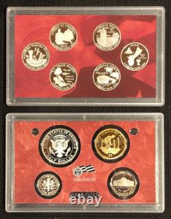 2009-S SILVER PROOF SET State Quarters (18 Coins) U. S. Mint withBox & COA