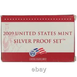 2009 Silver Proof Set U. S. Mint Original Government Packaging OGP COA
