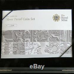 2009 UK 12 COIN SILVER PROOF SET WITH KEW 50 PENCE boxed/coa