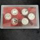 2009 Us Mint Silver Proof Quarter Set 6 Coins 90% Silver No Ogp / Coa