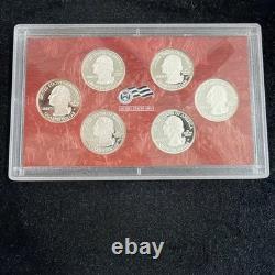 2009 Us Mint Silver Proof Quarter Set 6 Coins 90% Silver NO OGP / COA