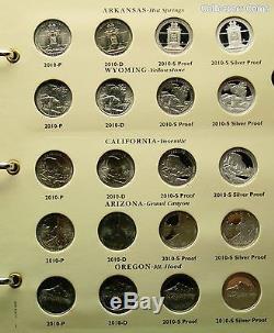 2010-2015 ATB National Park 120 Quarter set wClad/Silver Proofs in New Album