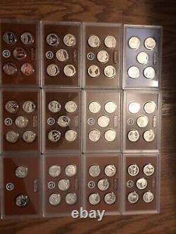 2010-2021 S Parks Quarter CN-Clad Proof Set ATB Run No Box or COA 57 Coins