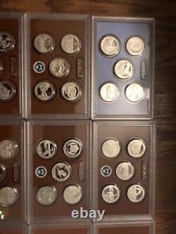 2010-2021 S Parks Quarter CN-Clad Proof Set ATB Run No Box or COA 57 Coins
