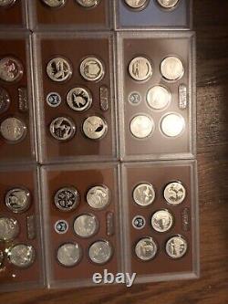 2010-2021 S Parks Quarter CN-Clad Proof Set ATB Run No Box or COA 57 Coins