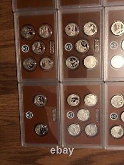 2010-2021 S Parks Quarter CN-Clad Proof Set ATB Run No Box or COA 57 Coins