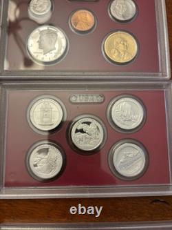 2010 S U. S. Mint Complete SILVER PROOF SET with OGP Box And COA 14 Coins