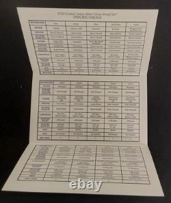 2010 S U. S. Mint Complete SILVER PROOF SET with OGP Box And COA 14 Coins