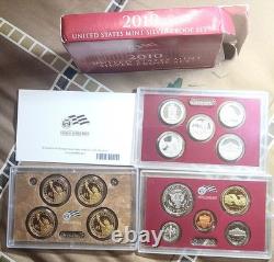 2010-S United States US Mint Silver Proof Set 14 Coin with Box/COA