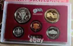 2010-S United States US Mint Silver Proof Set 14 Coin with Box/COA