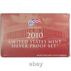 2010 Silver Proof Set U. S. Mint Original Government Packaging OGP COA