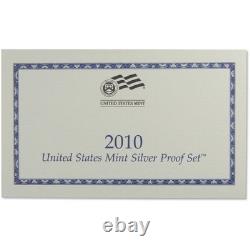 2010 Silver Proof Set U. S. Mint Original Government Packaging OGP COA