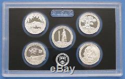 2010 thru 2015 2016 and 2017 Silver Proof America the Beautiful 40 coin Set