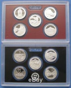 2010 thru 2018 2019 and 2020 Silver Proof America the Beautiful 55 coin Set