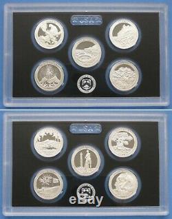 2010 thru 2018 2019 and 2020 Silver Proof America the Beautiful 55 coin Set