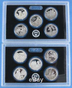 2010 thru 2018 2019 and 2020 Silver Proof America the Beautiful 55 coin Set