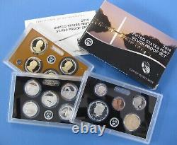 2010 thru 2019 Run of 10 Government Issued Silver Proof Sets with ATB Quarters
